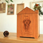 Black Walnut Maple Cherry Wood House Pet Urn